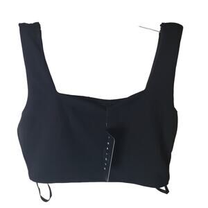 21 Saints Black Crop Top, NWT, Large